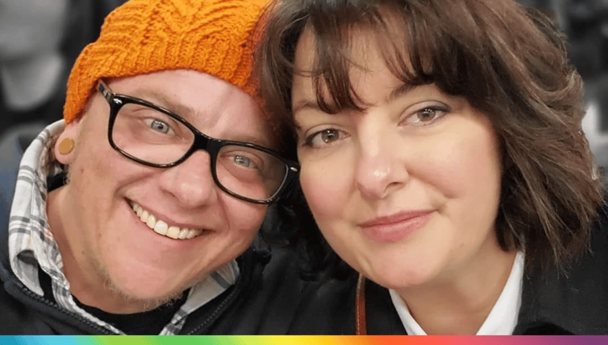 pacifica senior living pride blog header featuring Alex and Aja